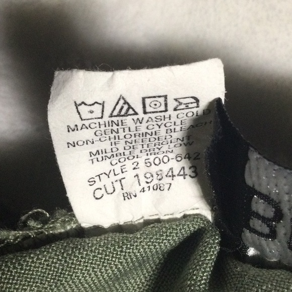 🍎 BRIGGS NEW YORK KHAKI GREEN SLACKS with ELASTIC WAISTBAND - Picture 7 of 16